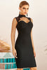 Load image into Gallery viewer, Lace Halter Little Black Dress