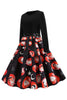 Load image into Gallery viewer, Pumpkin Lantern Printed Halloween Dress with Bowknot
