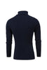 Load image into Gallery viewer, Navy Men&#39;s Slim Fit Turtleneck Casual Twisted Knitted Pullover Sweaters