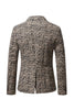 Load image into Gallery viewer, Slim Fit Light Brown Printed One Button Men&#39;s Blazer