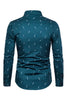 Load image into Gallery viewer, Feather Print Men&#39;s Long Sleeve Plus Size Shirt