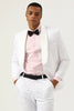 Load image into Gallery viewer, White Jacquard Shawl Lapel 2 Piece Men&#39;s Prom Suits