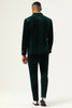 Load image into Gallery viewer, Dark Green Velvet 2 Piece Men&#39;s Prom Suits