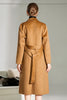 Load image into Gallery viewer, Camel Wool Double Breasted Notched Lapel Long Coat with Belt