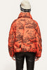 Load image into Gallery viewer, Stand-Up Collar Ink painting Warm White Duck Down Jacket