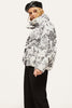 Load image into Gallery viewer, Stand-Up Collar Ink painting Warm White Duck Down Jacket