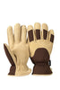 Load image into Gallery viewer, Khaki and Brown Color Block Gloves