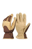 Load image into Gallery viewer, Khaki and Brown Color Block Gloves