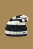 Load image into Gallery viewer, Black Knitted Striped Hat