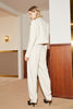 Load image into Gallery viewer, White Cropped Fitted Prom Suits For Women