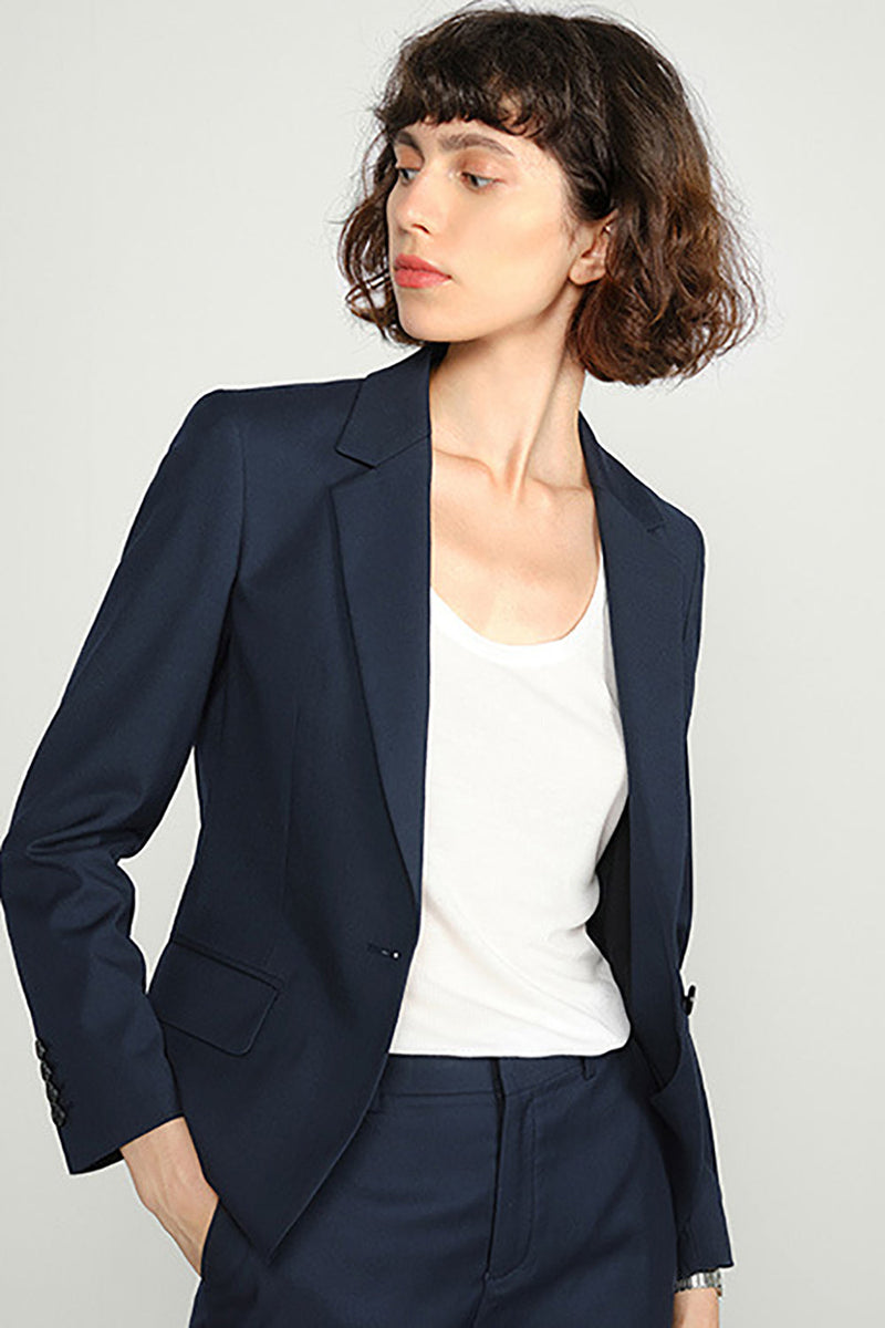 Load image into Gallery viewer, Grey Single Breasted Women Party Blazer