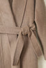Load image into Gallery viewer, Khaki Shawl Lapel Long Women Coat with Belt