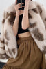Load image into Gallery viewer, Khaki Shawl Lapel Midi Faux Fur Shearling Coat