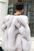 Load image into Gallery viewer, White Oversized Open Front Faux Fur Women Coat