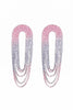 Load image into Gallery viewer, Fashionable Gradient Color Tassel Large Earrings