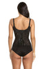 Load image into Gallery viewer, Black Lace Buckle Waist Control Shapewear