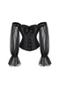Load image into Gallery viewer, Black Boning Corset Shapewear With Sleeves