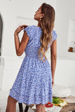 Off the Shoulder Waist-Print Resort Style Summer Dress