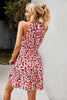 Load image into Gallery viewer, Halter Neck Flower Floral Printed Pink Summer Dress