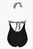 Load image into Gallery viewer, Stripes Halter One Piece Swimwear