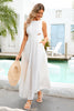 Load image into Gallery viewer, White Summer Midi Casual Dress