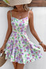 Load image into Gallery viewer, Printed A Line Spaghetti Straps Short Summer Dress