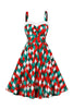 Load image into Gallery viewer, A Line Spaghetti Straps Red Christmas Vinatge Dress