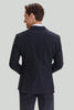 Load image into Gallery viewer, Men&#39;s 3 Piece Pinstripe Dark Grey Suit
