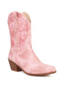 Load image into Gallery viewer, Black Embroidery Chunky Heel Poined Toe Boots