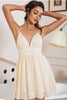 Load image into Gallery viewer, White A-Line Spaghetti Straps Backless Polka Dots Summer Dress