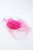 Load image into Gallery viewer, Fuchsia Women 1920s Party Headpiece With Veil