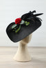 Load image into Gallery viewer, Black 1920s Party Accessory with Flower