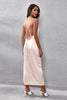 Load image into Gallery viewer, Champagne Backless Prom Dress with Slit