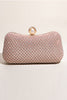 Load image into Gallery viewer, Glitter Blush Beaded Party Clutch
