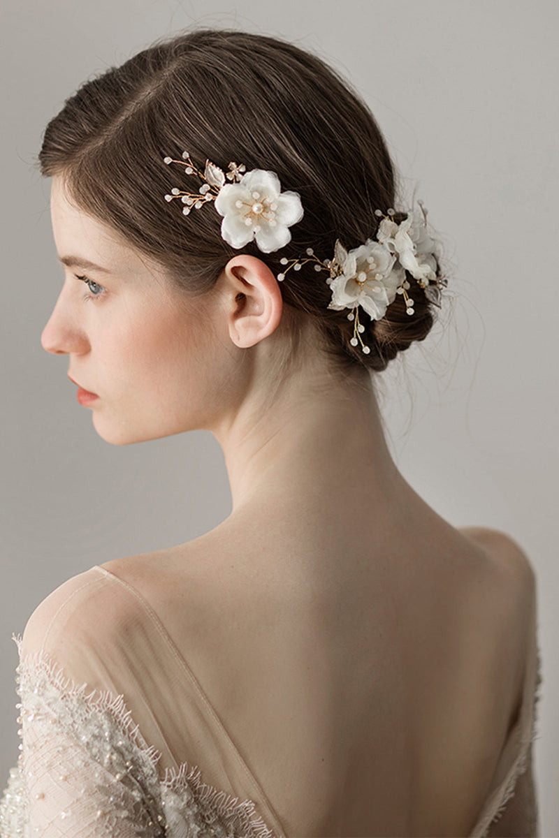 Load image into Gallery viewer, Super Fairy Sweet Chiffon Flower Hairpins