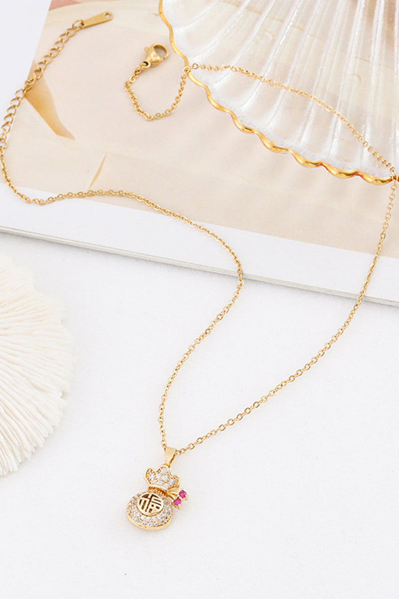 Load image into Gallery viewer, Golden Beading Necklace