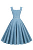 Load image into Gallery viewer, Yellow Square Neck 1950s Dress