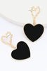 Load image into Gallery viewer, Red Heart Earrings