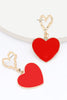 Load image into Gallery viewer, Red Heart Earrings