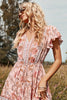 Load image into Gallery viewer, Blush Flower Print Summer Boho Dress