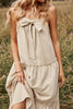 Load image into Gallery viewer, Khaki Spaghetti Straps Summer Boho Dress