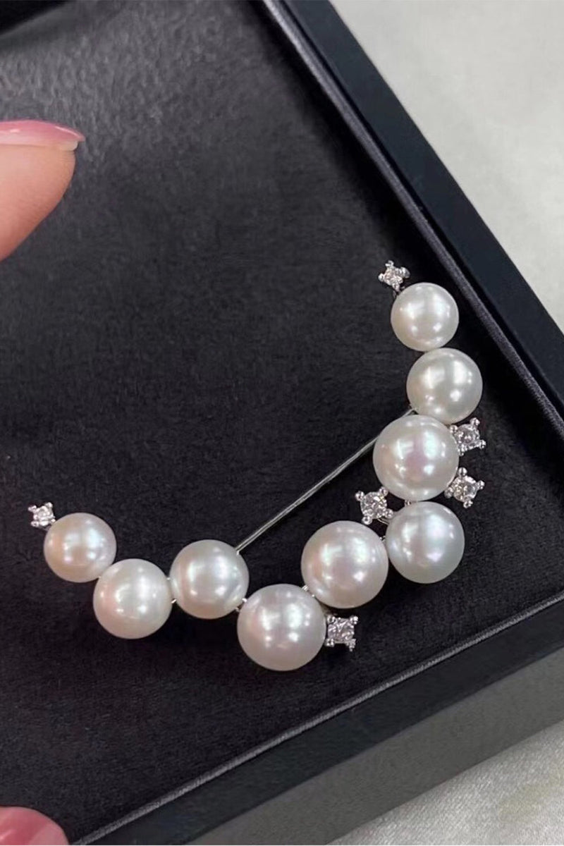 Load image into Gallery viewer, Natural Pearls Brooch