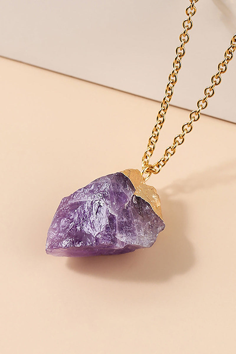 Load image into Gallery viewer, Burgundy Stone Necklace