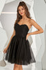 Load image into Gallery viewer, Sweetheart Tulle Little Black Dress