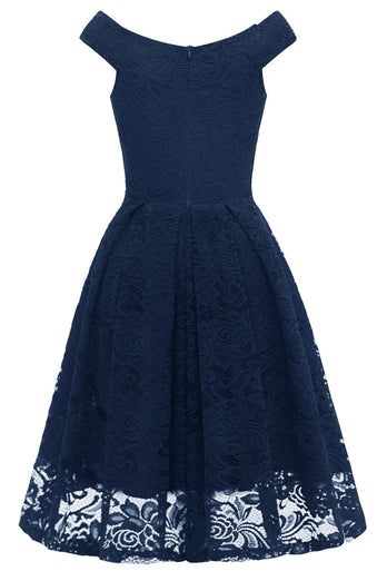 Vintage A-line Lace Dress