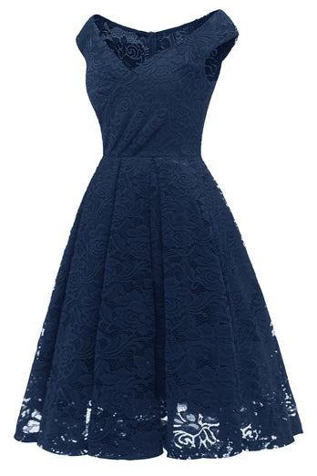 Vintage A-line Lace Dress