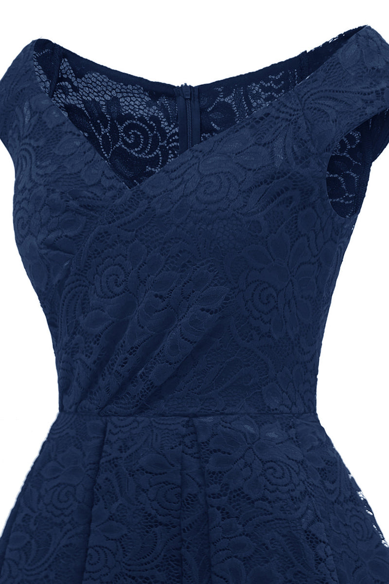 Load image into Gallery viewer, Vintage A-line Lace Dress