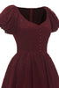 Load image into Gallery viewer, Puff Sleeves A-line Lace Dress