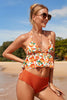 Load image into Gallery viewer, Two Piece High Waist Swimsuits with Ruffles