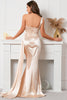 Load image into Gallery viewer, Champagne One Shoulder Mermaid Prom Dress